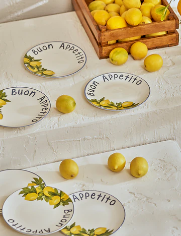 Lemoncello Porselen 24 Parça 6 Kişilik Yemek Takımı