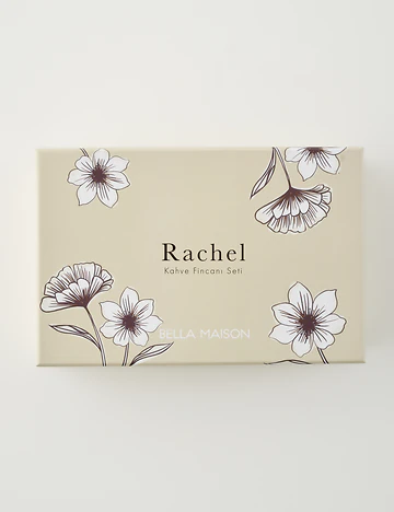 Rachel 2'li Kahve Fincanı Seti (90 cc)