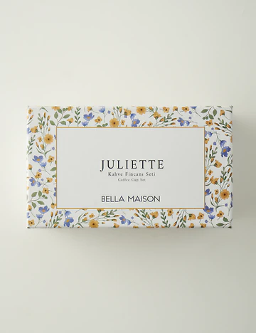 Juliette Porselen 2'li Kahve Fincanı Seti (90 cc)