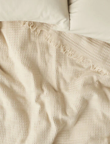%100 Pamuk Bexley Tek Kişilik Pike Vizon (150x220 cm)