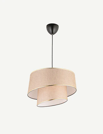 Levi 2 Katlı Sarkıt Avize Kahverengi (70x35 cm)