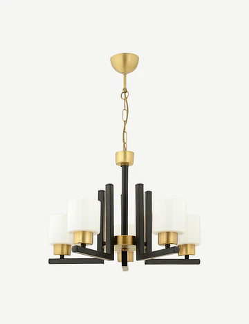 Karya 5'li Avize Gold-Siyah (55x60 cm)