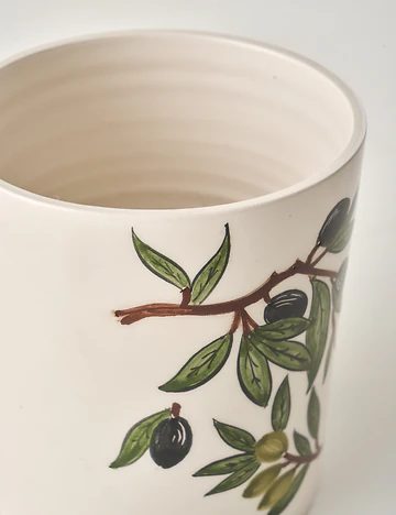 Olive Dik Kaşıklık (11,5x12,5 cm)
