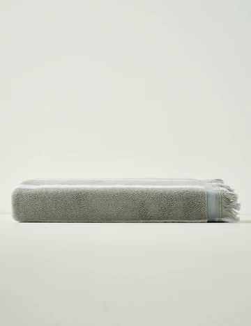 %100 Pamuk Ella Banyo Havlusu Gri (90x150 cm)