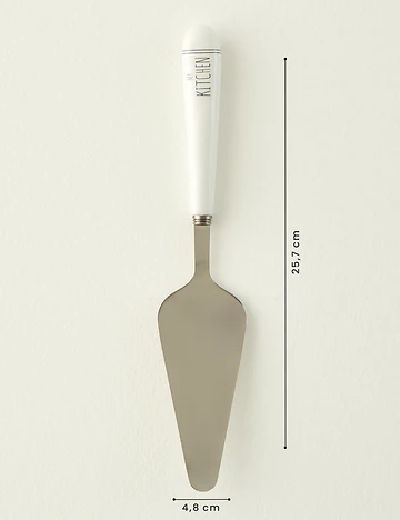 My Kitchen Çelik Spatula Beyaz (25,7x4,8x1,3 cm)