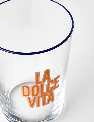Line La Dolce Vita Meşrubat Bardağı 4'lü Turuncu (510 cc)