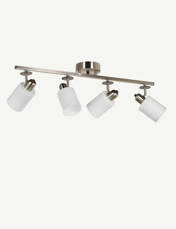Breeze 4'lü Sıralı Plafonyer Avize (12x20x75 cm)