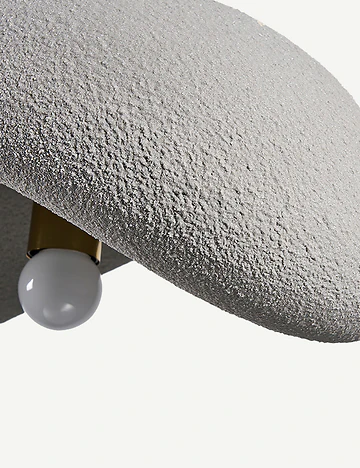 Mirella Tekli Beton Sarkıt Avize Gri (40x80 cm)