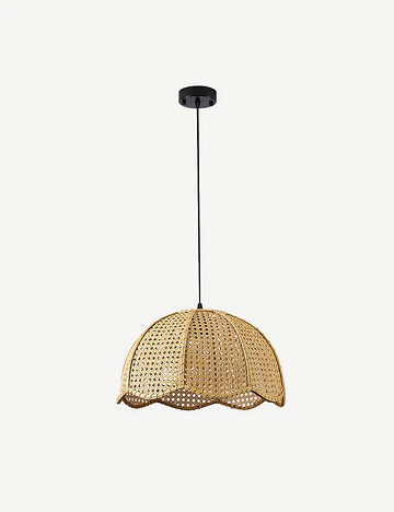 Hana Rattan Avize Naturel (40x80 cm)