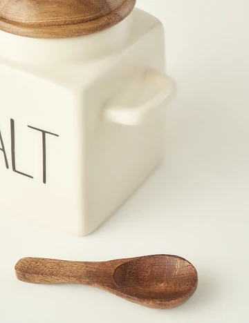 Salt Seramik Kavanoz Krem (330 ml)