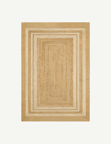 %100 Pamuk Cheer Kilim Naturel-Beyaz (150x230 cm)