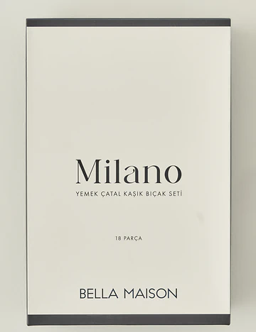 Milano 42 Parça Çatal Kaşık Bıçak Seti Gold