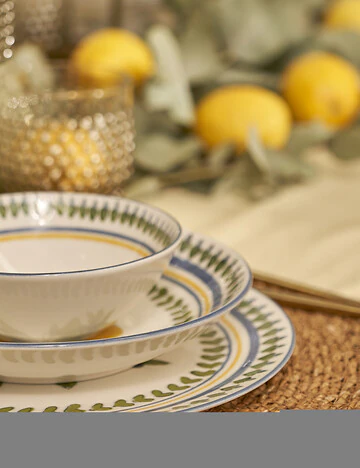 Lemoncello 42 Parça Sofra Seti Mavi