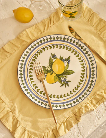 Lemoncello 42 Parça Sofra Seti Mavi