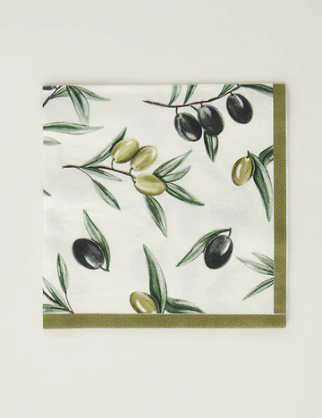 Olive 40'lı Kağıt Peçete (33x33 cm)