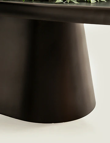 Moro Orta Sehpa Siyah (80x125x37 cm)