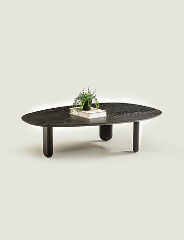 Raven Orta Sehpa Siyah (78x120x32 cm)