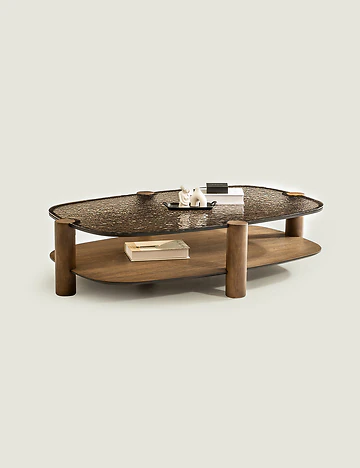 Tigris Orta Sehpa Bronz (90x135x33 cm)