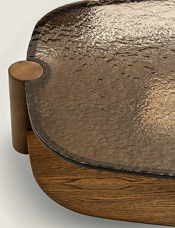 Tigris Orta Sehpa Bronz (90x135x33 cm)