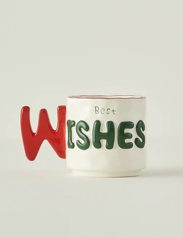 Wishes Yılbaşı Stoneware Kupa (360 cc)
