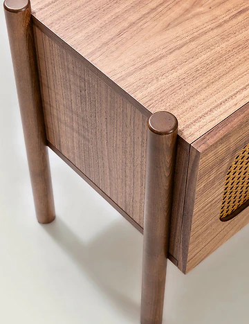 Rattan Tv Ünitesi Ceviz (145x42x58 cm)