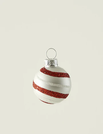Christmas Mini Ball Dekoratif Süs Kırmızı (19x15x4 cm)