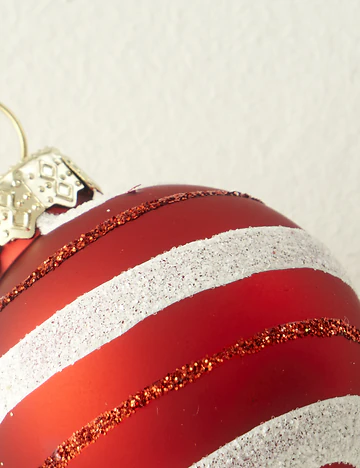 Christmas Mini Ball Dekoratif Süs Kırmızı (19x15x4 cm)