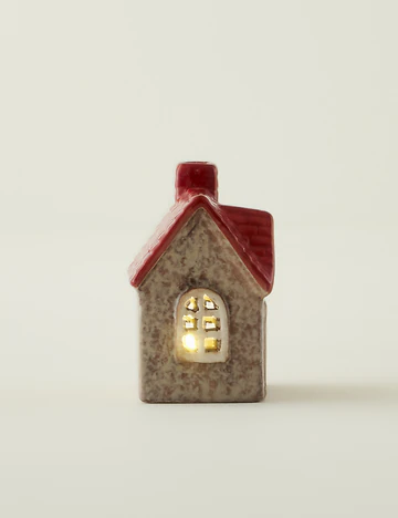 Home Yılbaşı Ledli Aydınlatma Kırmızı (10x7x11 cm)