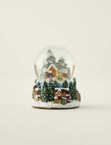 Snow Ball Yılbaşı Kar Küresi (11x11x15 cm)