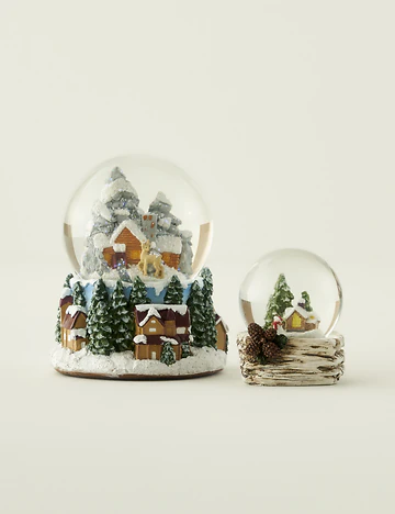 Snow Ball Yılbaşı Kar Küresi (11x11x15 cm)