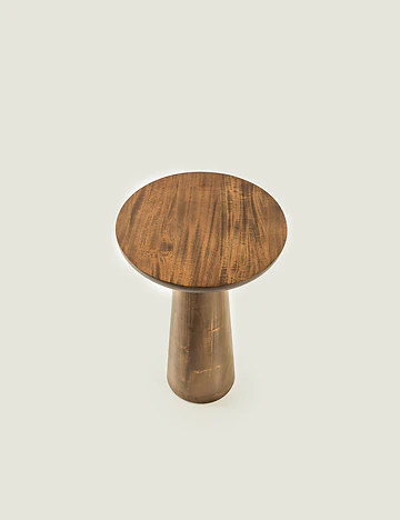 Spil Yan Sehpa Naturel (36x36x56 cm)