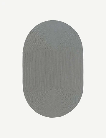 %100 Pamuk Luno Halı Gri (120x180 cm)