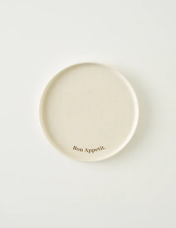 Parisien Porselen Pasta Tabağı Krem (21 cm)