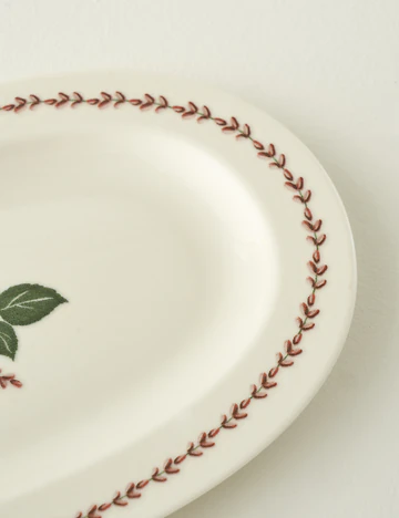 Rose Porselen Sunum Tabağı (25 cm)