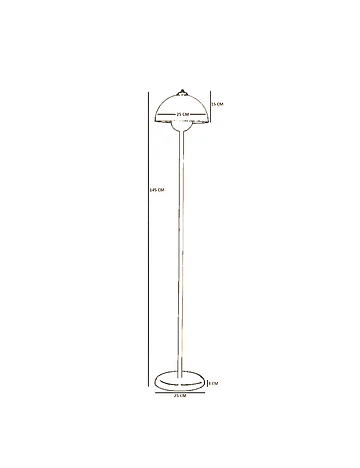Bailey Lambader Turuncu (25x25x145 cm)