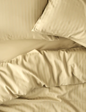 Premium Tencel Çift Kişilik Saten Nevresim Seti Bej (200x220 cm)