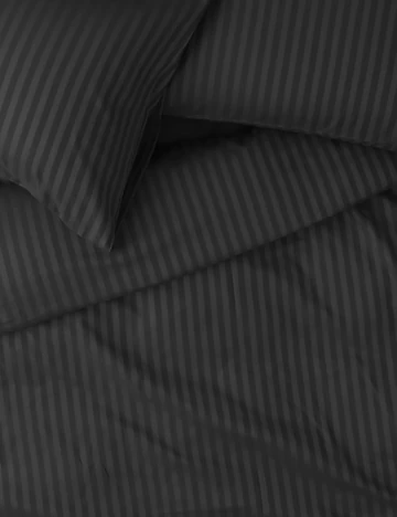 Premium Tencel Çift Kişilik Saten Nevresim Seti Antrasit (200x220 cm)