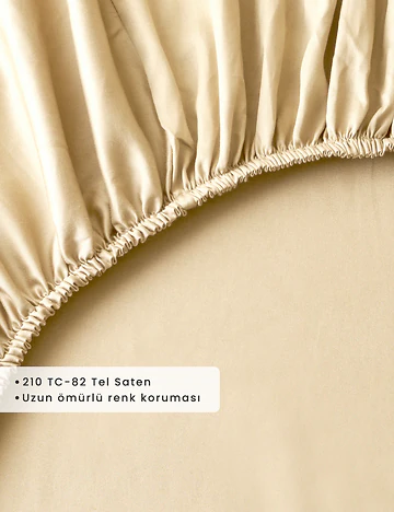 Premium Tencel King Size Lastikli Saten Çarşaf (180x200x35)