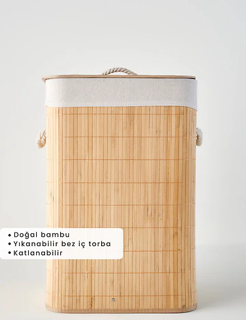 Bres Bambu Ev Düzenleme Seti 3 Parça Naturel
