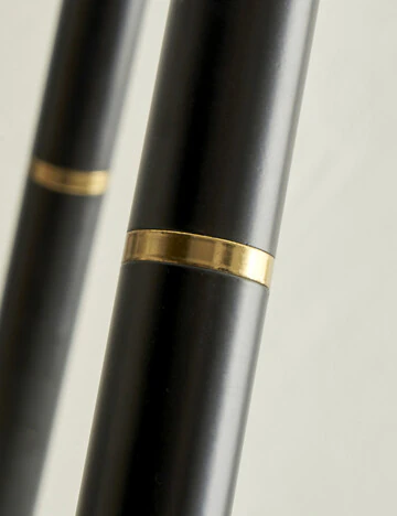 Belvano Siyah-Eskitme Tripod Lambader Siyah (45x143 cm)