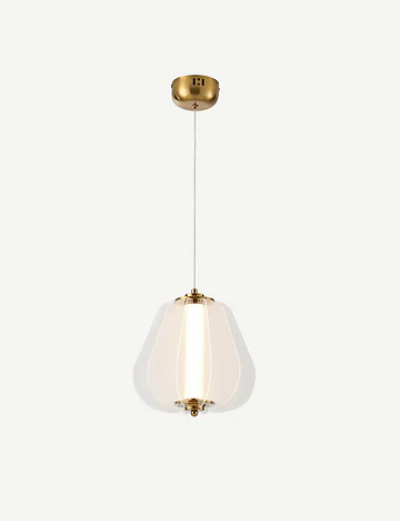 Mavira 18 Watt 3000K Elips Bakır Tekli Led Sarkıt Avize Eskitme (70x25 cm)