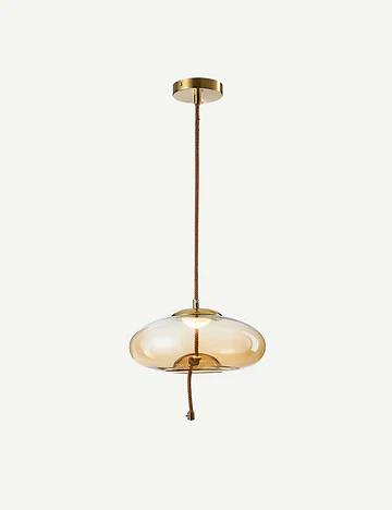Kyla Tekli 5 Watt 3000K Eskitme Bal Camlı Led Sarkıt Avize (30x70 cm)