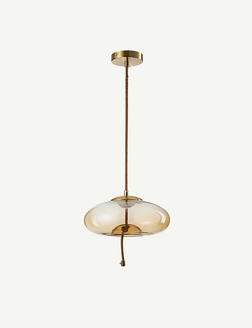 Kyla Tekli 5 Watt 3000K Eskitme Bal Camlı Led Sarkıt Avize (30x70 cm)