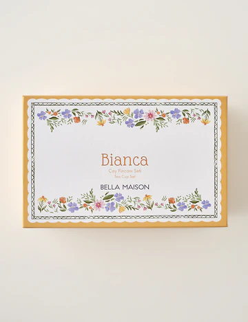 Bianca New Bone 2'li Çay Fincanı Seti (210 cc)