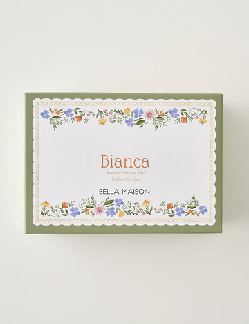 Bianca New Bone 2'li Kahve Fincanı Seti (160 cc)