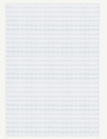 Bubble Peluş Halı Beyaz (120x180 cm)