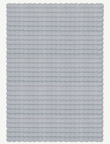 Bubble Peluş Halı Gri (80x150 cm)