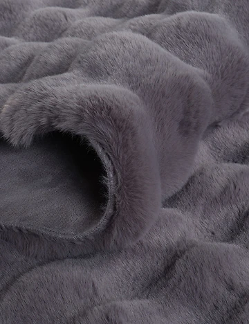 Bubble Peluş Halı Antrasit (160x230 cm)