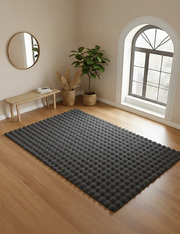 Bubble Peluş Halı Antrasit (200x290 cm)