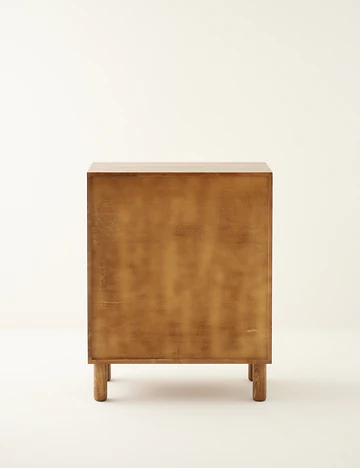 Lunara Kayın Ahşap Şifonyer Ceviz (40x80x100 cm)